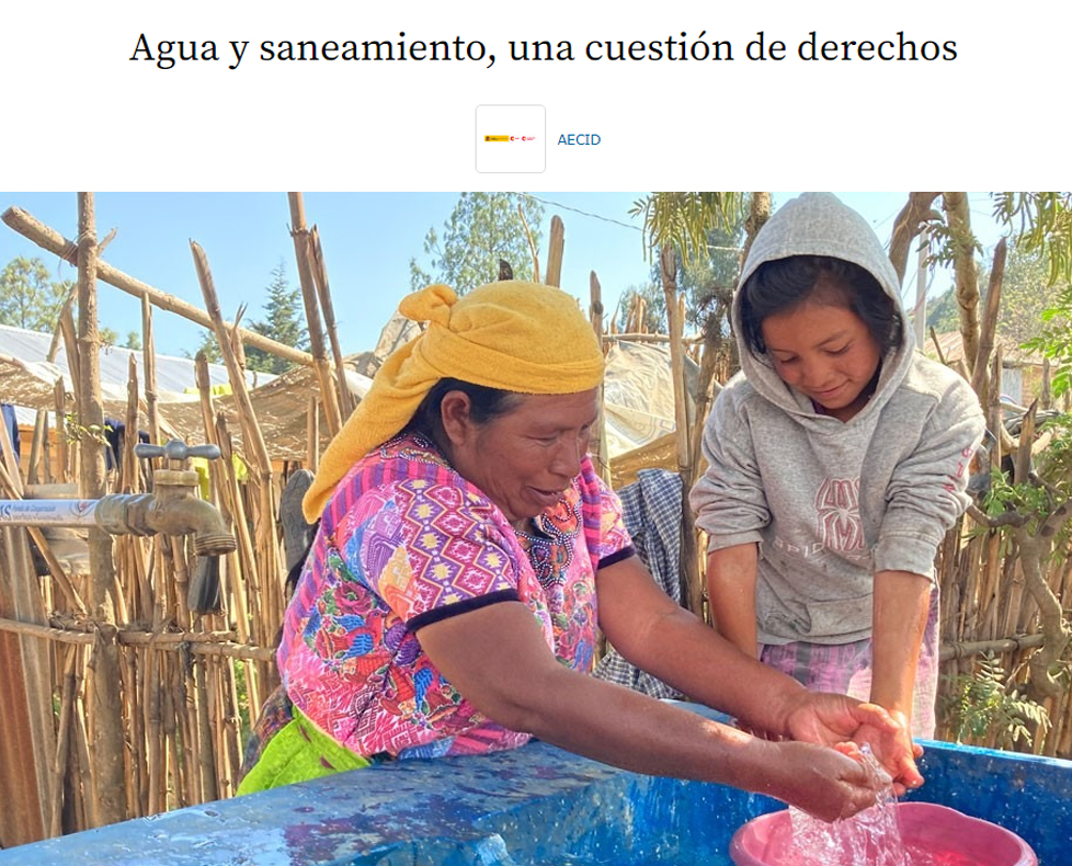 Portada de Agua y saneamiento, una cuestión de derechos (2022)