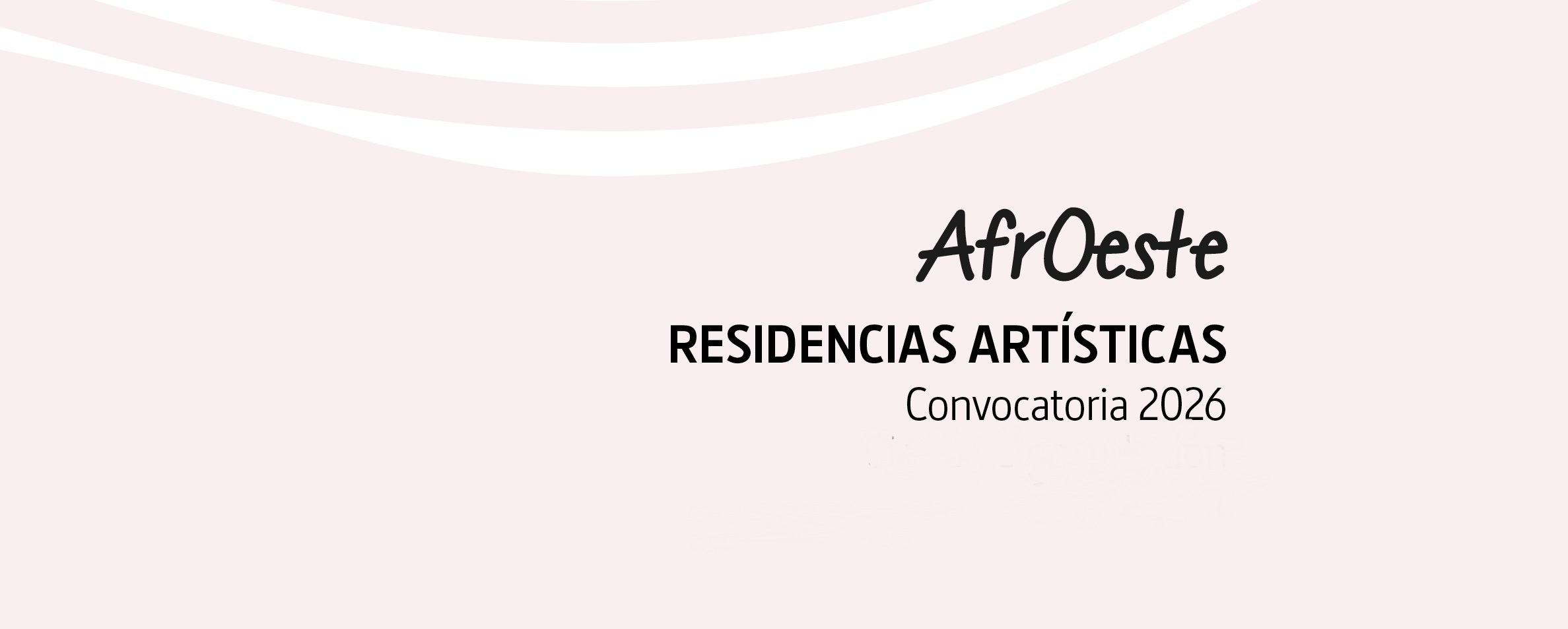 Convocatoria - AfrOeste - 2026