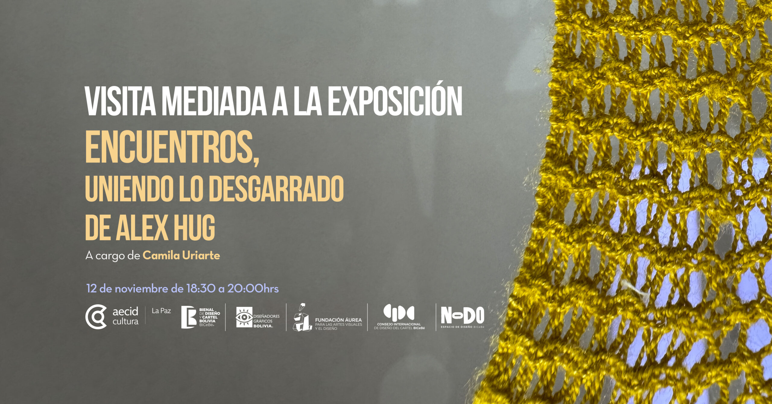 Visita mediada a la exposición ENCUENTROS. Uniendo lo desgarrado
