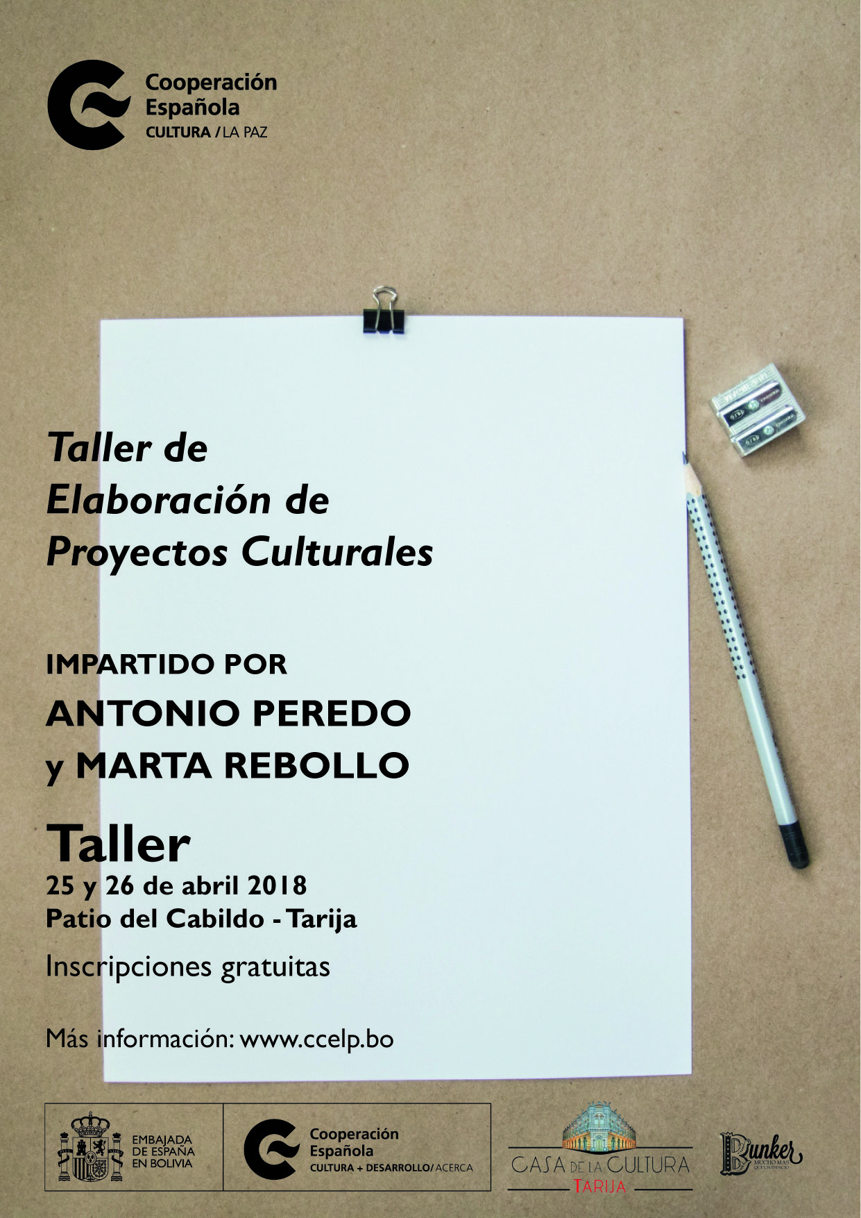 Taller de Elaboracin de Proyectos Culturales