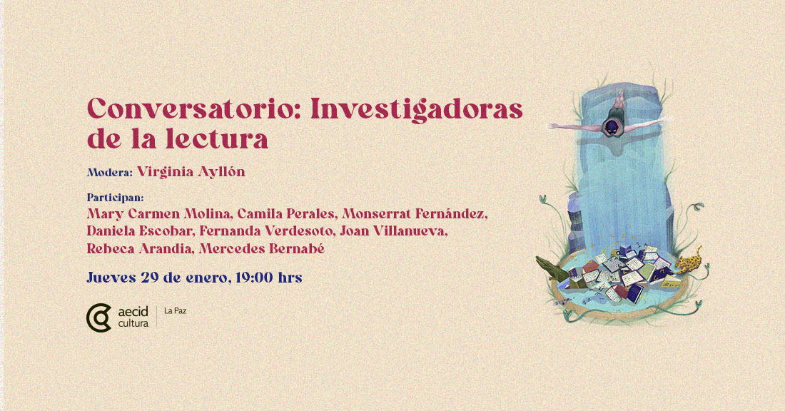 Conversatorio: Investigadoras de la lectura